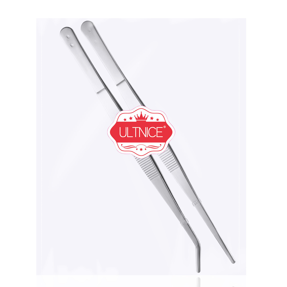 2pcs Stainless Steel Tweezers  - Feeding Tong Stainless review and price
